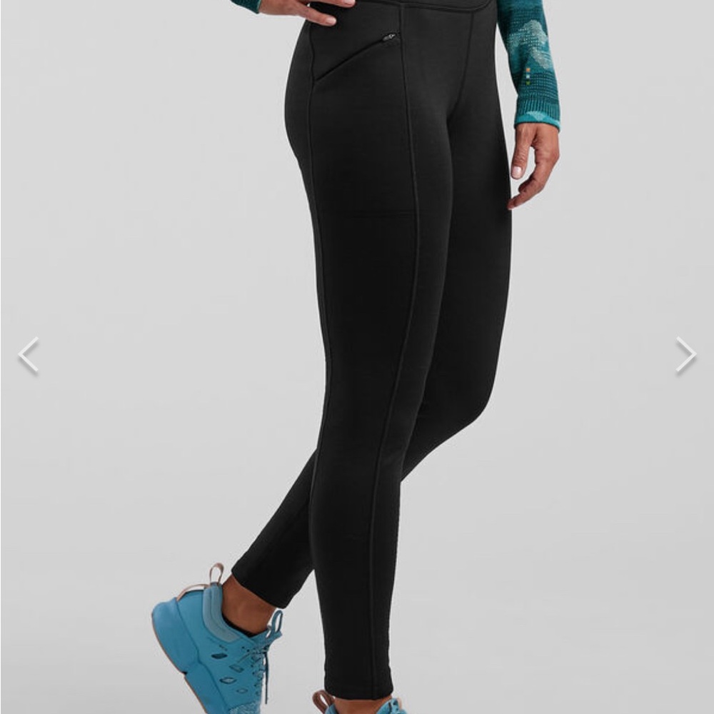 Crash Polartec® Fleece Lined Tights  Black Medium